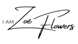 i am zoe flowers logo